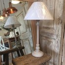 SMALL TAUPE BEDSIDE LAMP